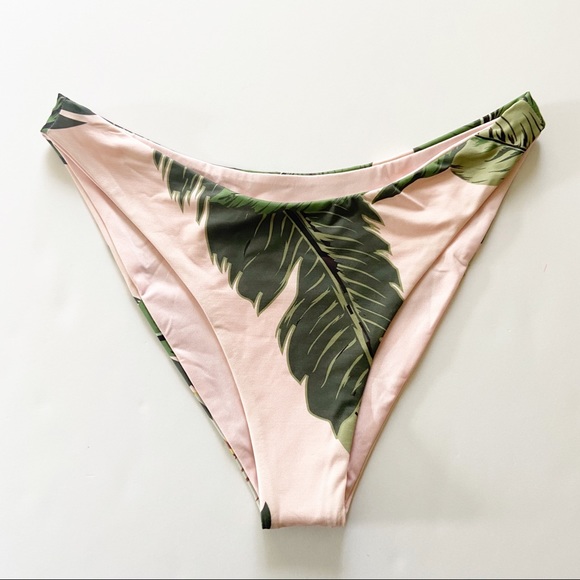 Beach Riot Other - NEW Beach Riot Palm Print Bikini Swimsuit Bottom